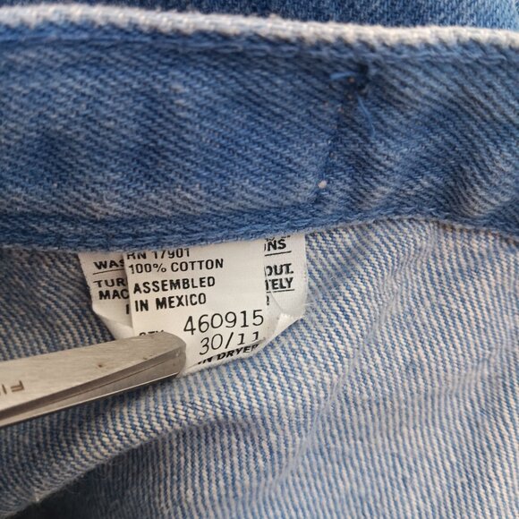 30/11 27x36 Vintage Rocky Mountain Jeans High-Waist Ranch Cowgirl Denim 1990s - Picture 7 of 8